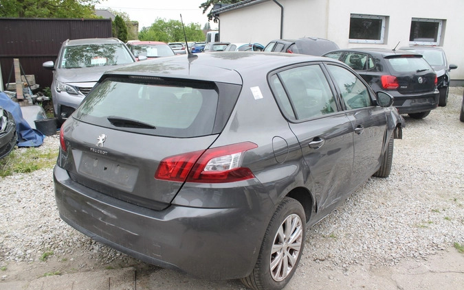 Peugeot 308 cena 21900 przebieg: 134602, rok produkcji 2017 z Pelplin małe 56